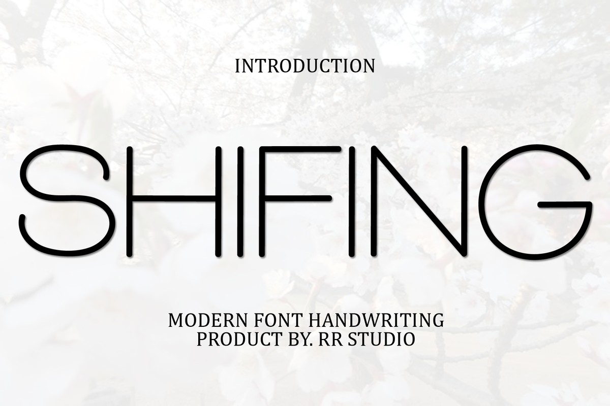 Font Shifing