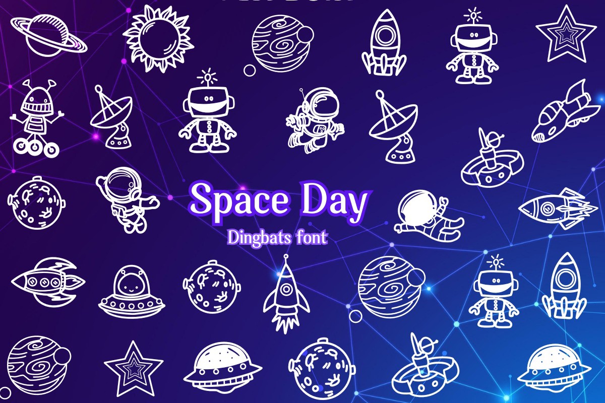 Font Space Day