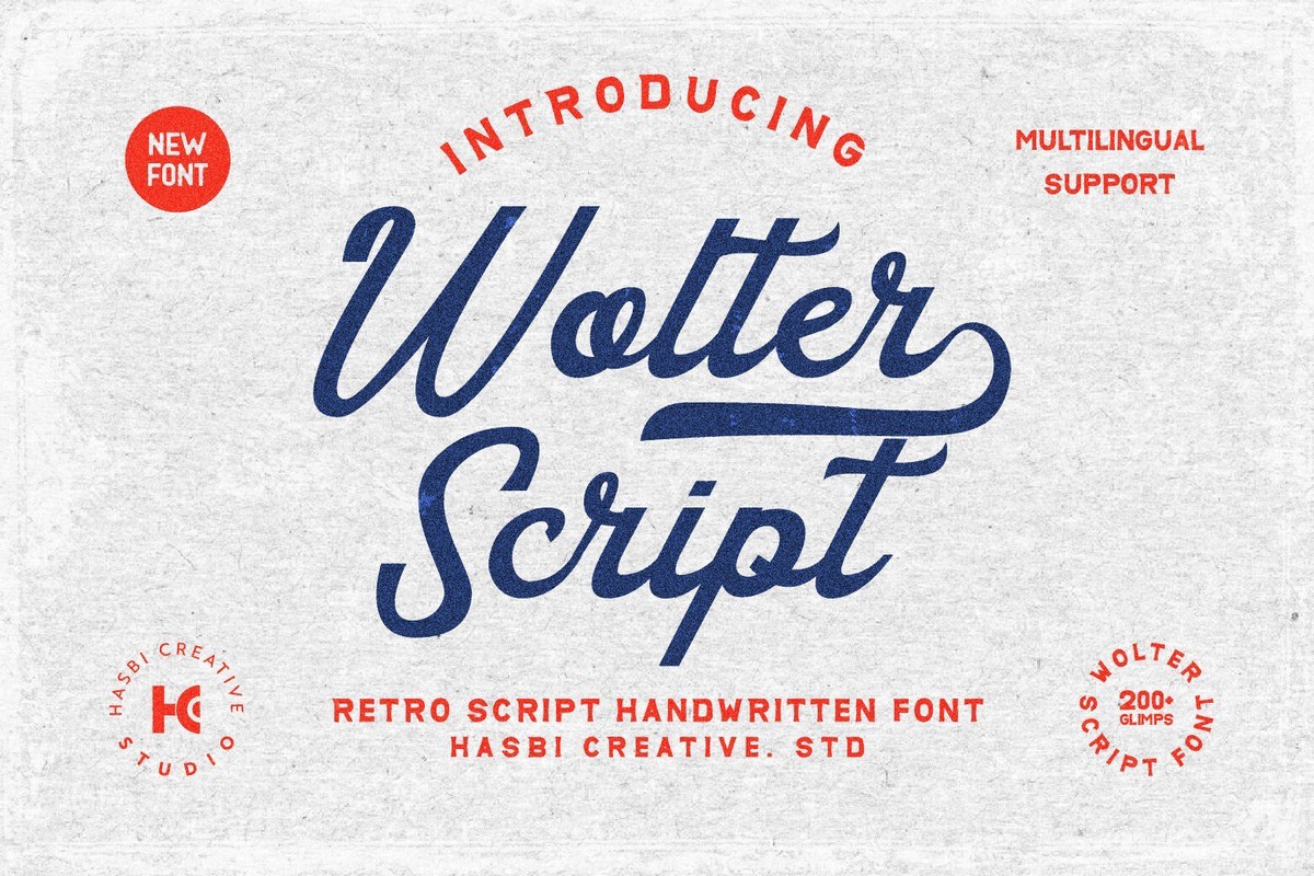 Font Wolte Script