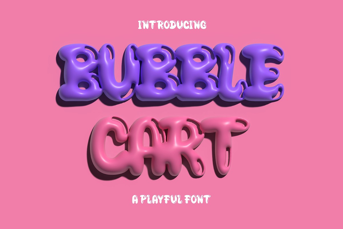 Font Bubble Cart