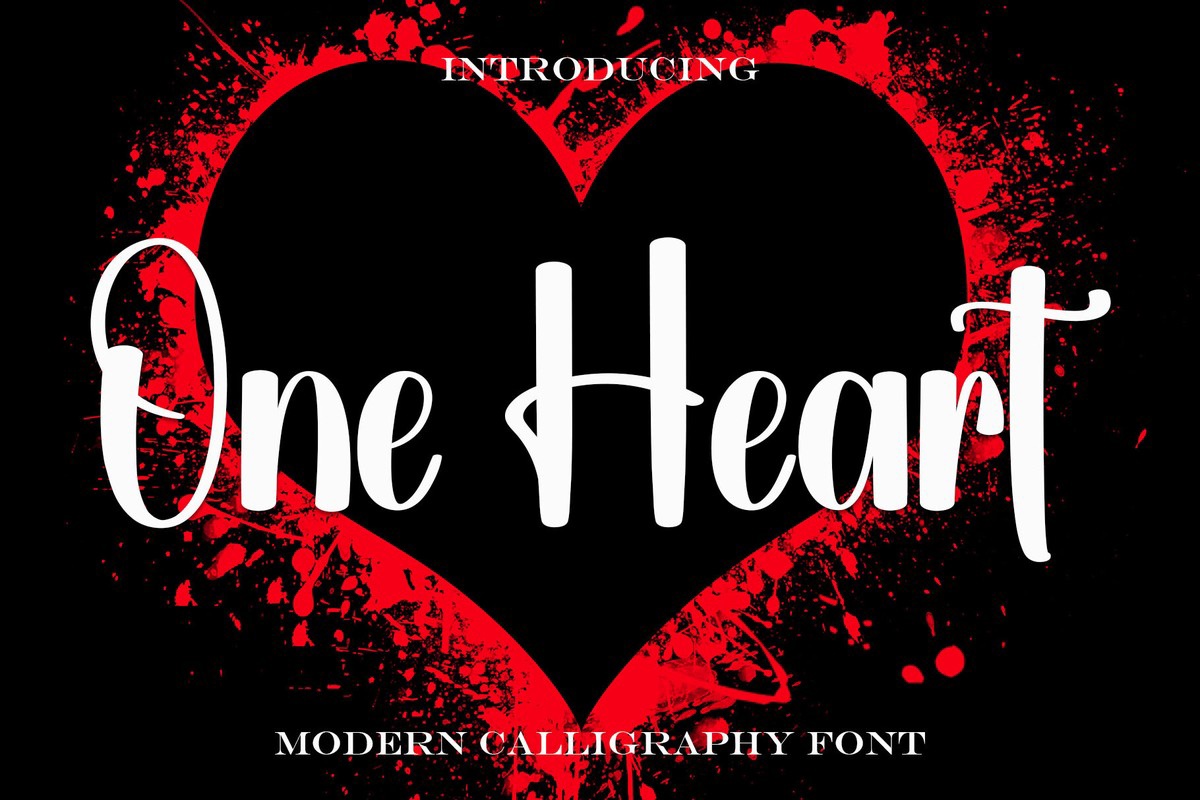 Font One Heart