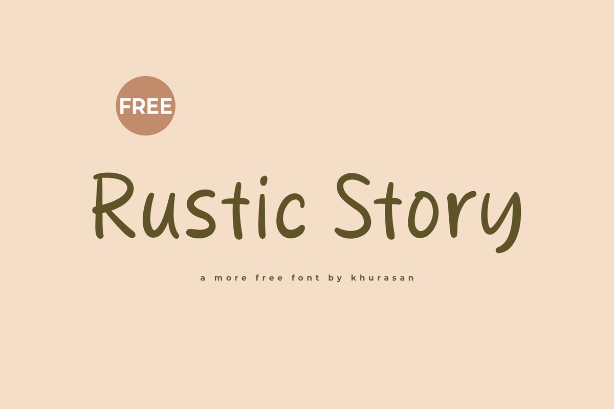 Font Rustic Story