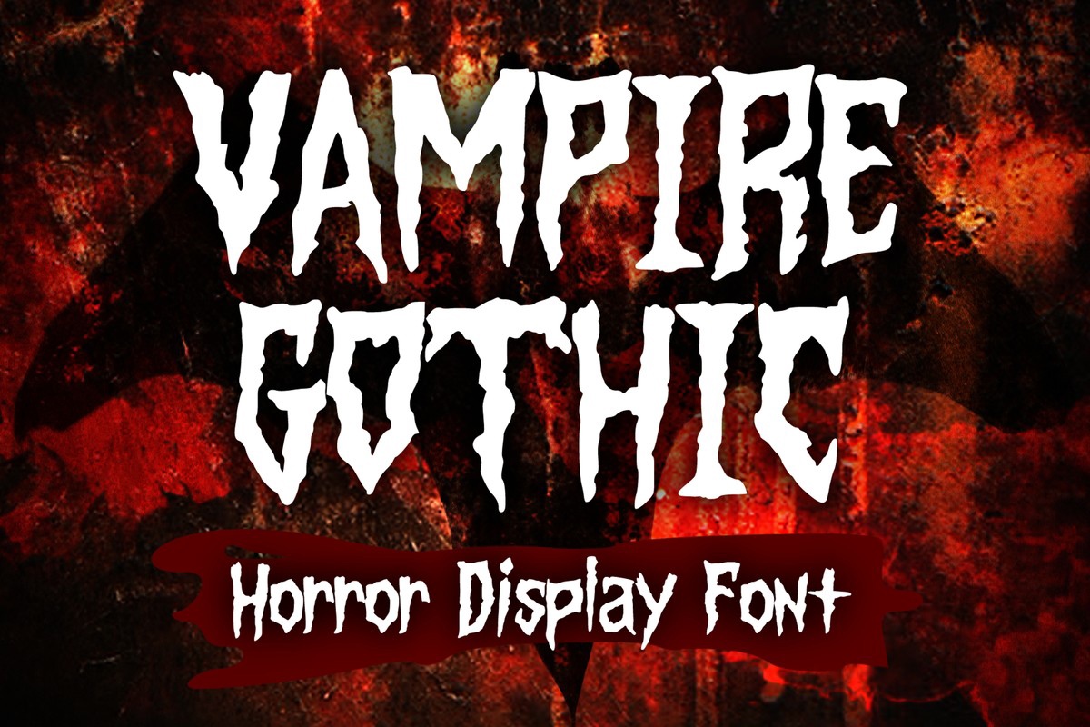 Font Vampire Gothic