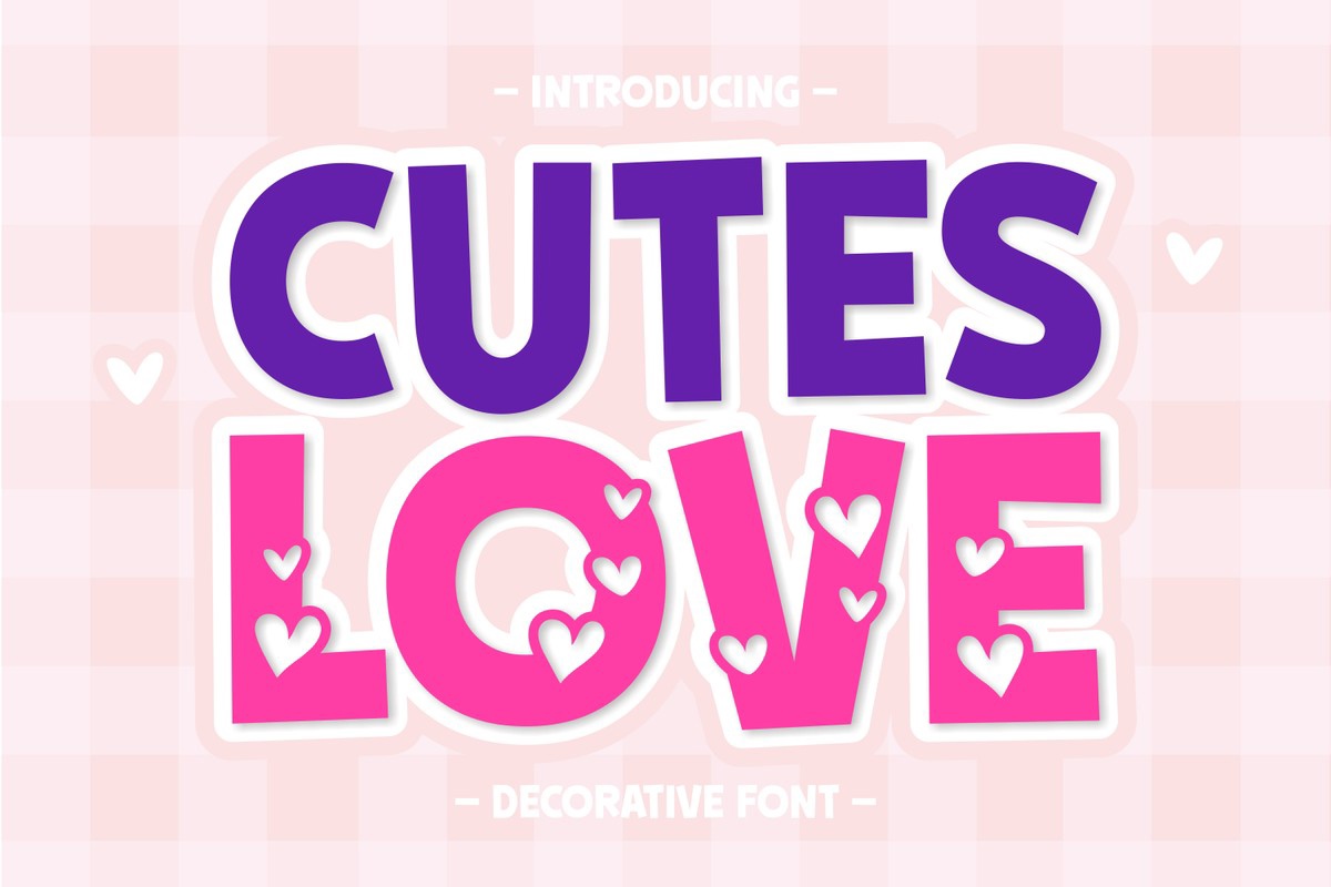 Font Cutes Love