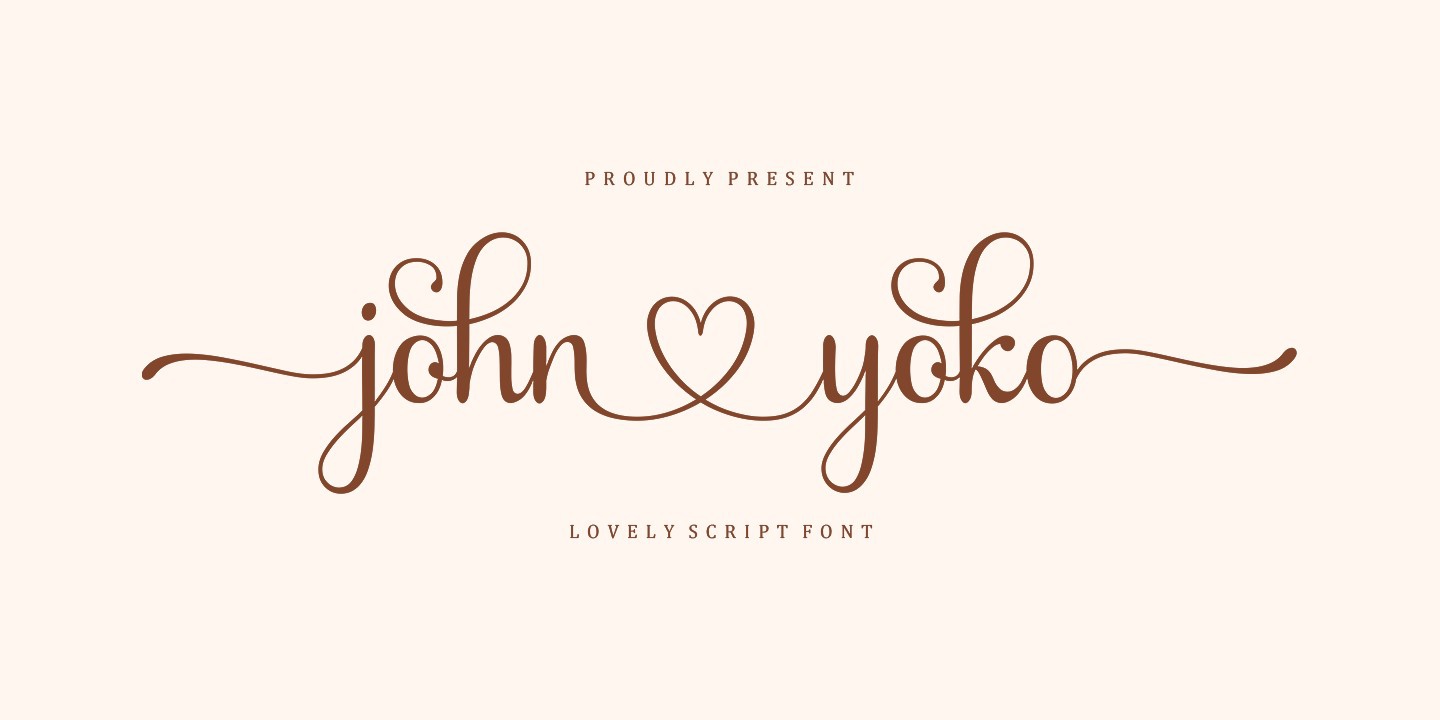 Font John Yoko