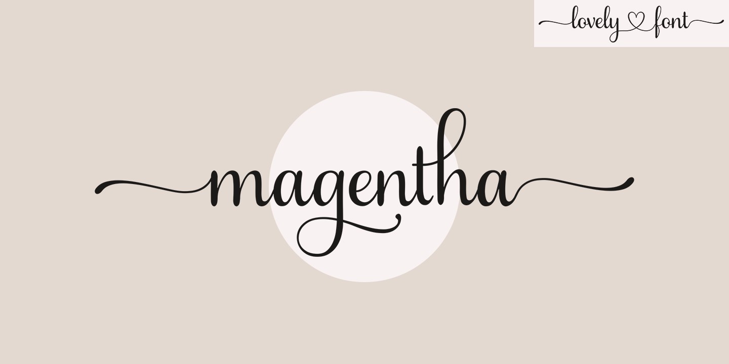 Font Magentha