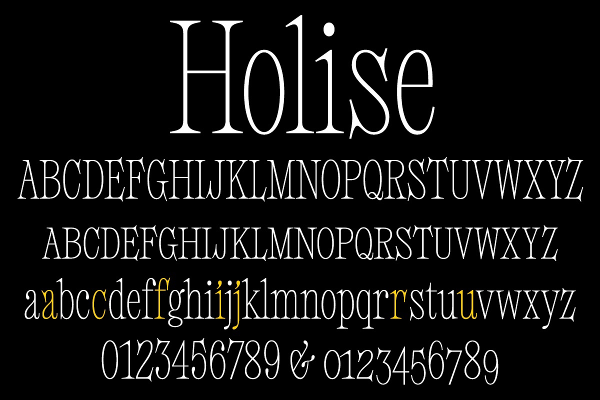 Font Holise