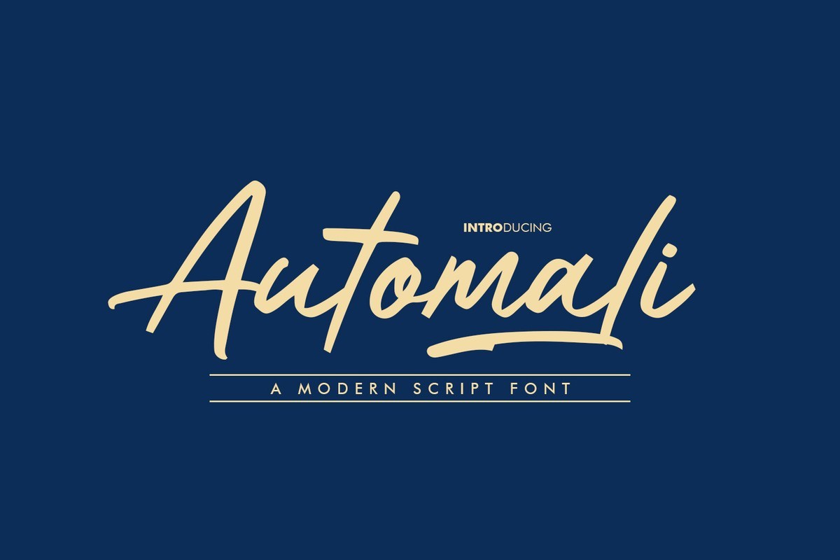 Font Automali