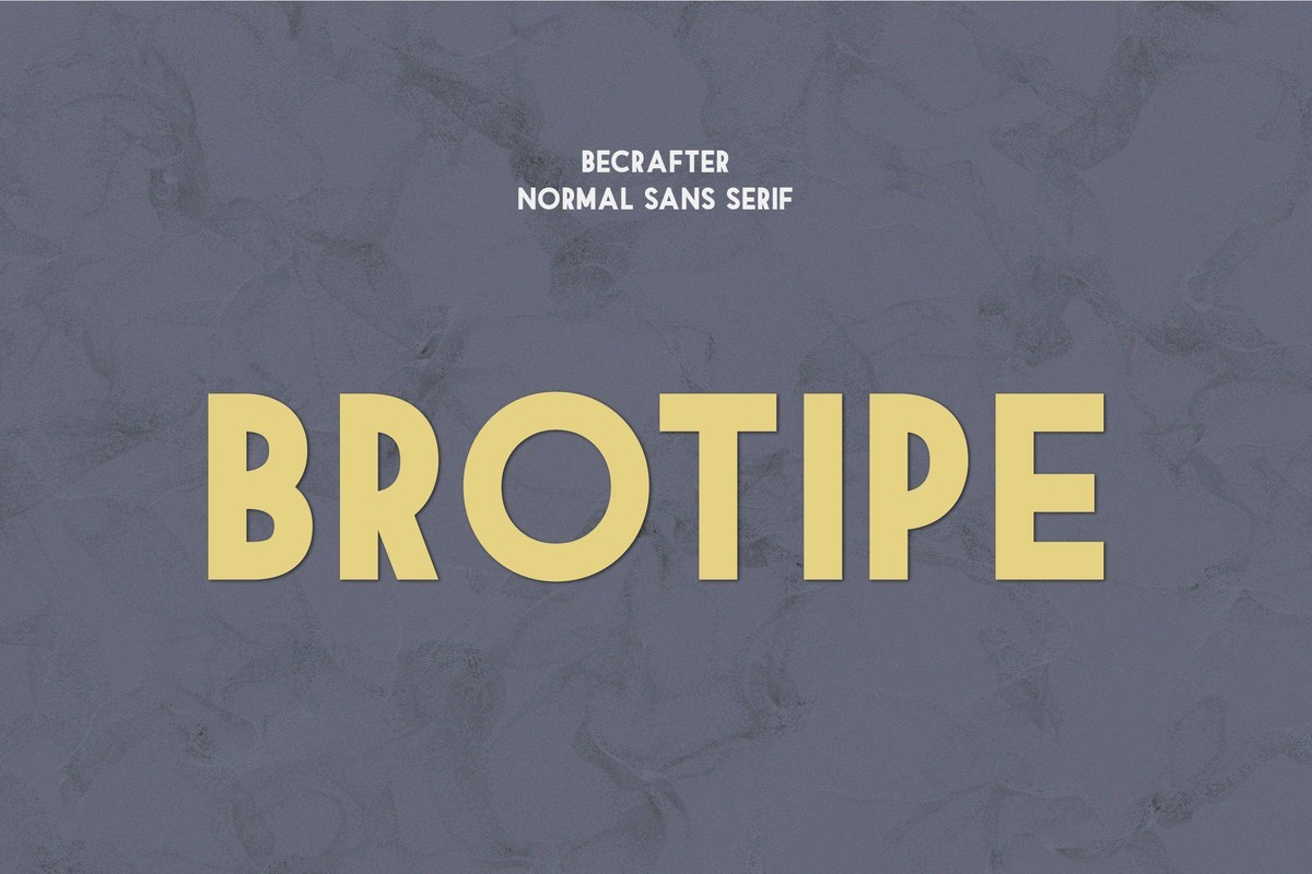 Font Brotipe