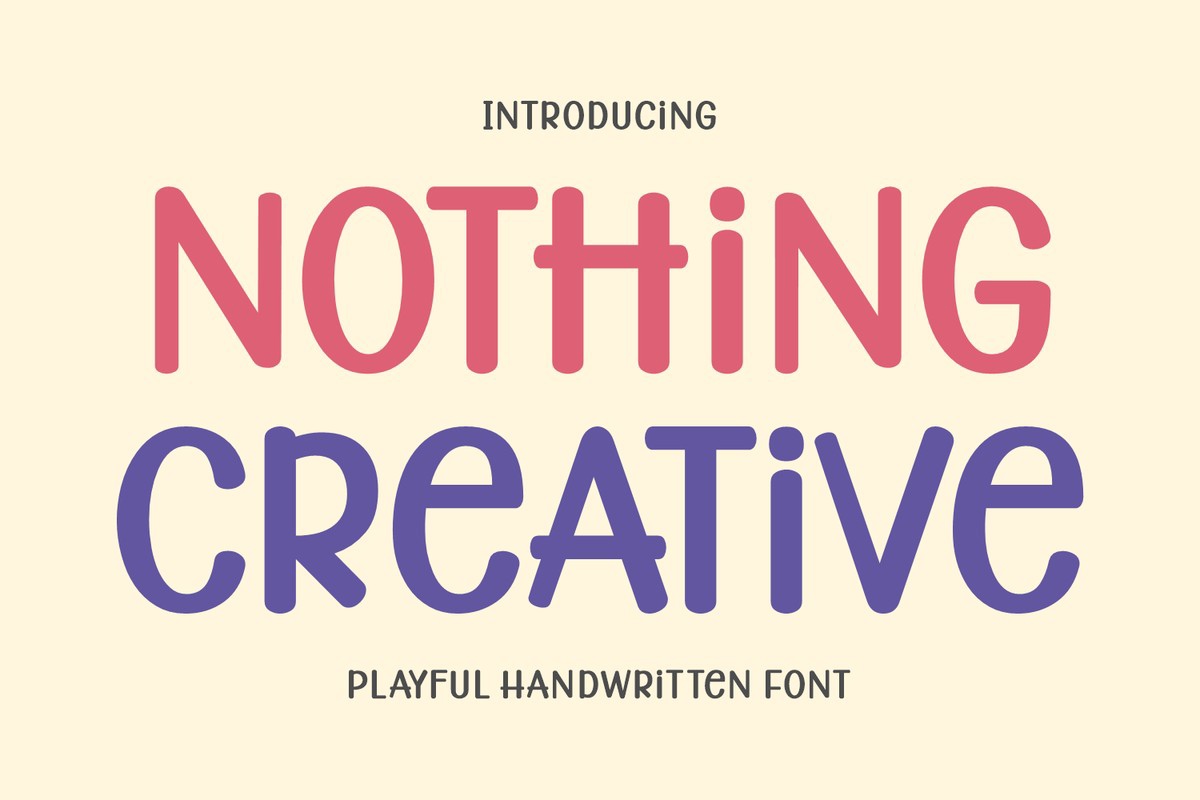 Font Nothing Creative