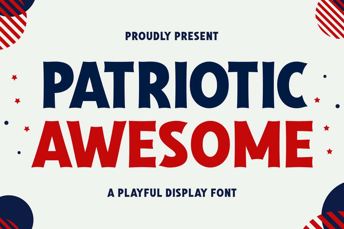 Font Patriotic Awesome