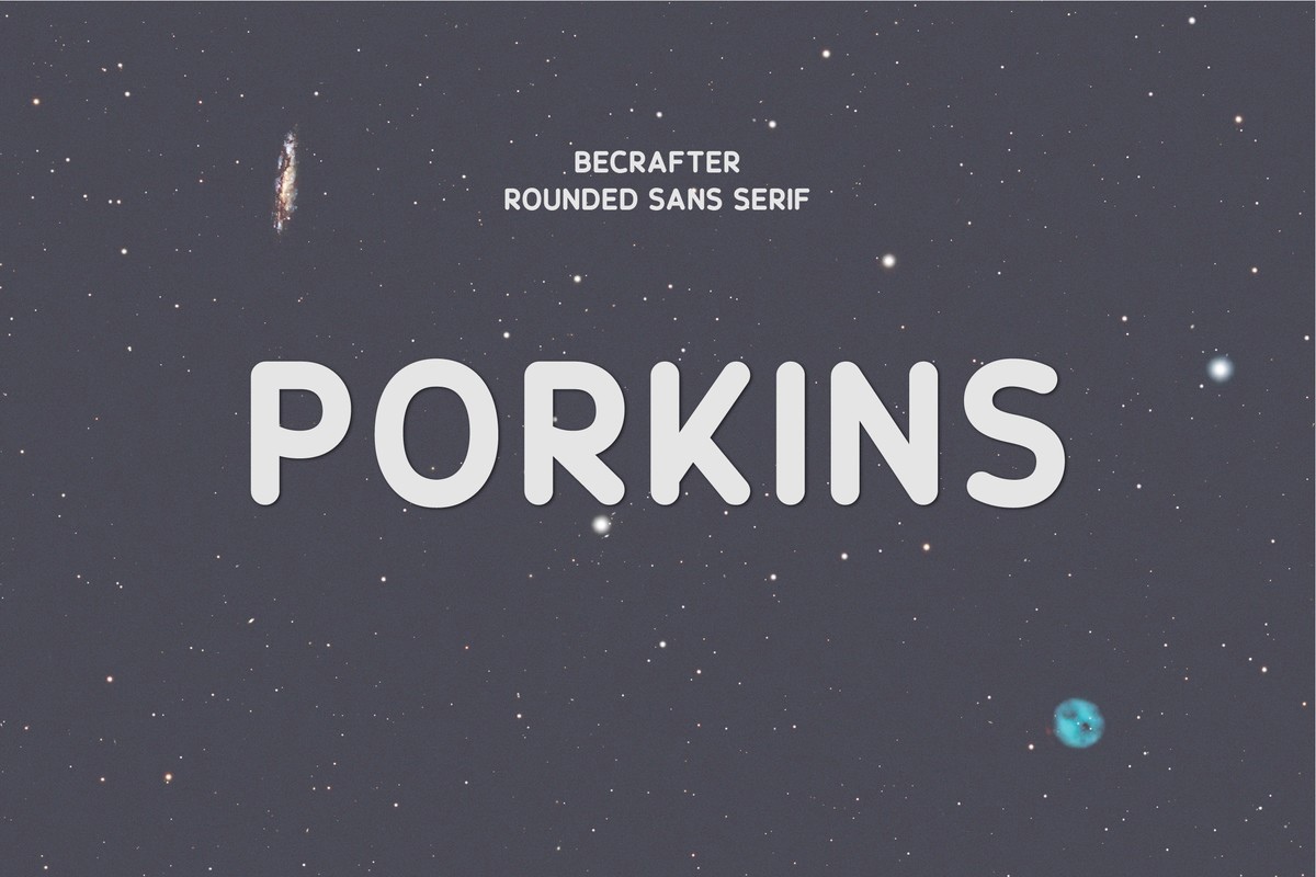 Font Porkins Rounded