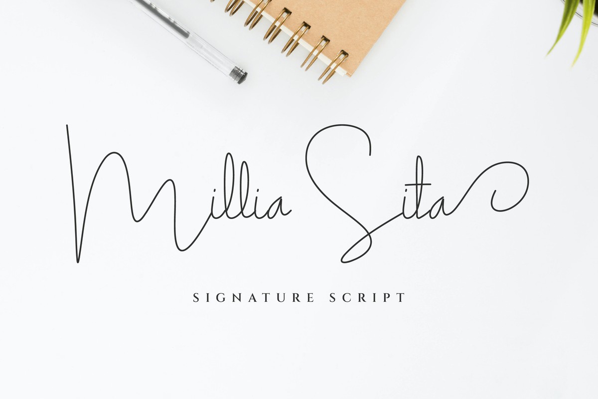 Font Millia Sita