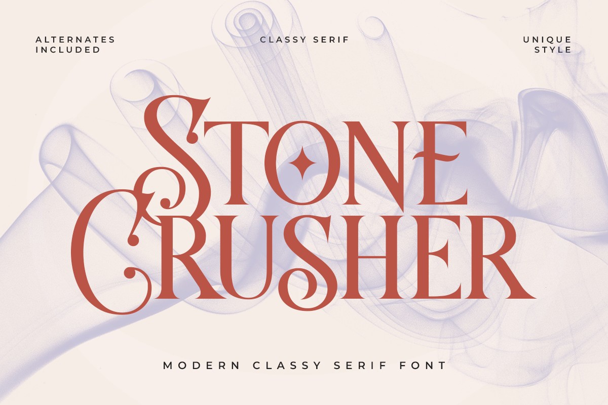 Font Stone Crusher