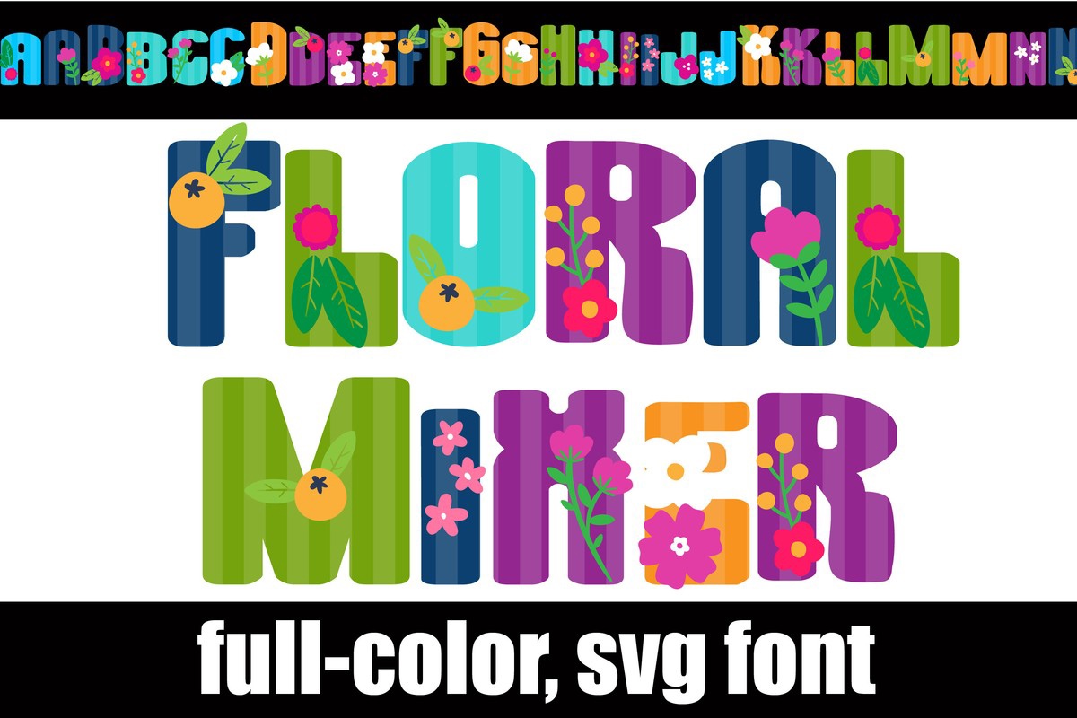 Font Floral Mixer CF