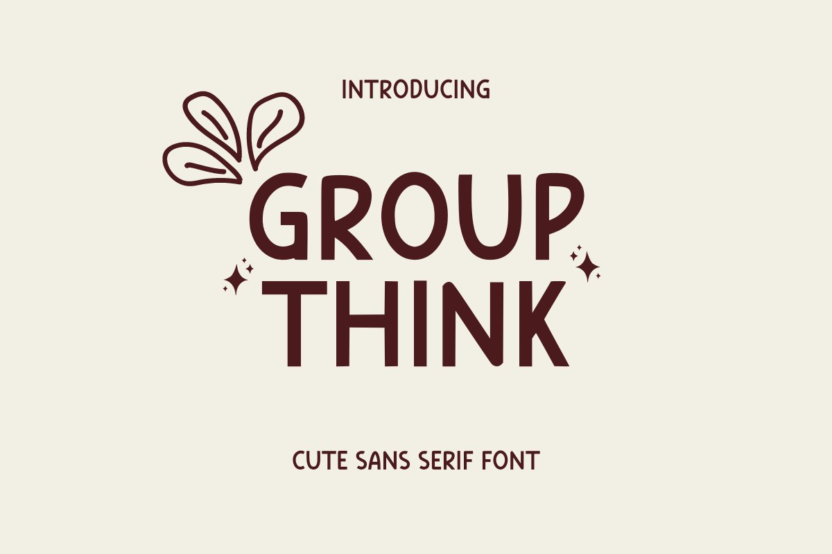 Font Group Think: download and install on the WEB site