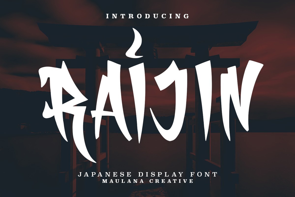 Font Raijin