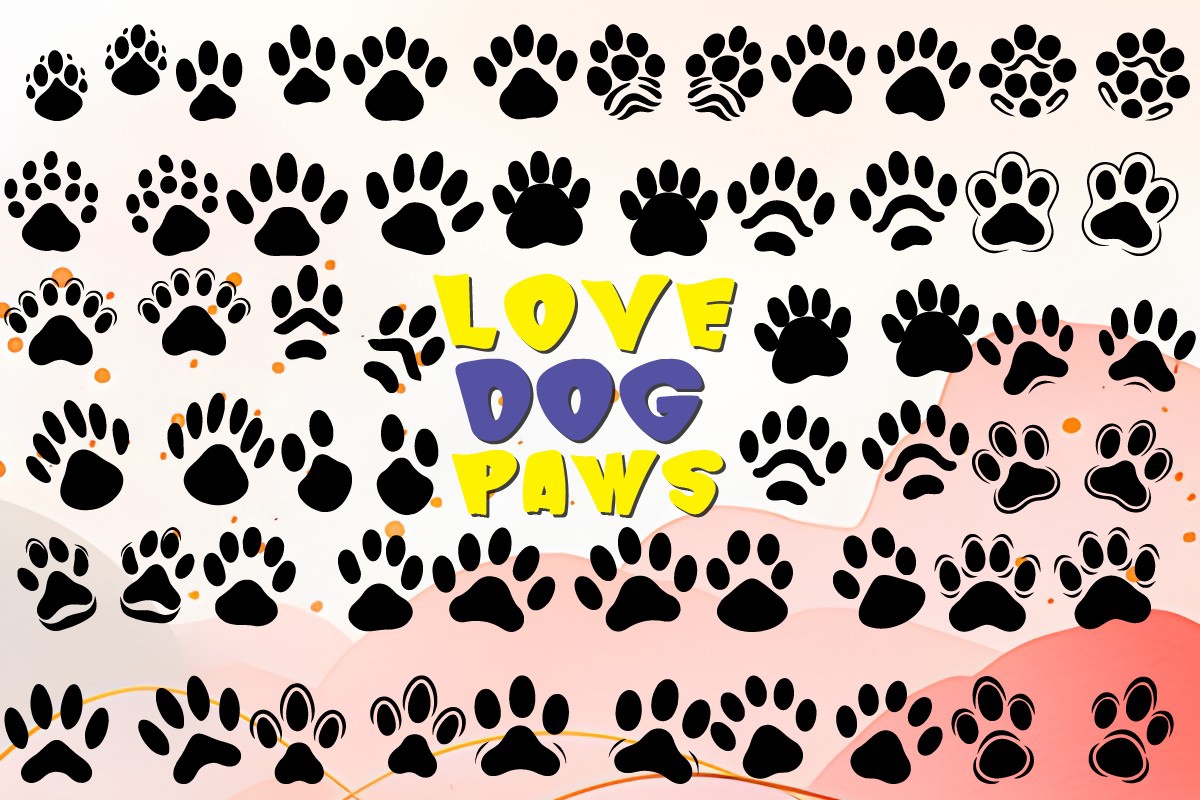 Font Love Dog Paws