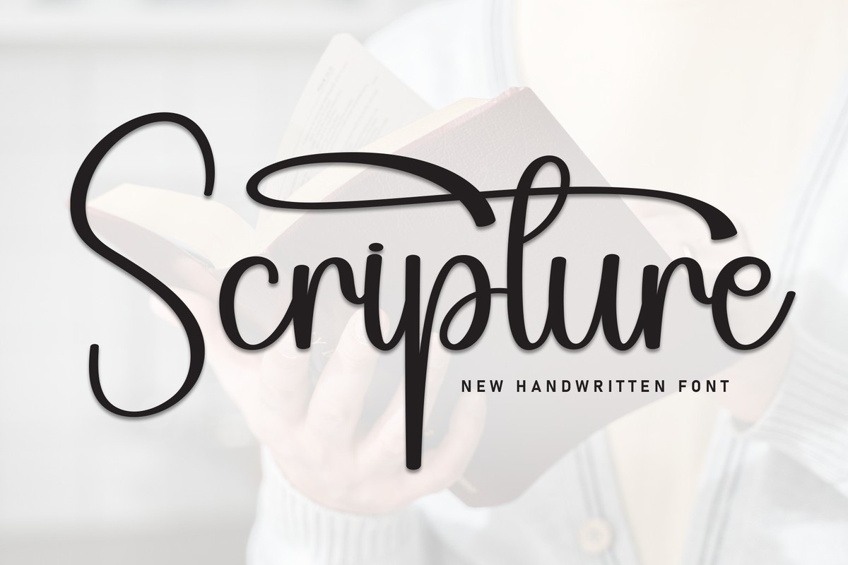 Font Scripture