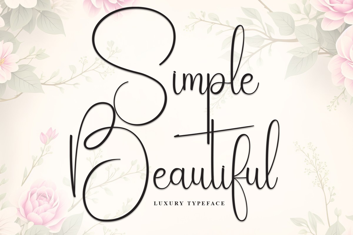 Font Simple Beautiful