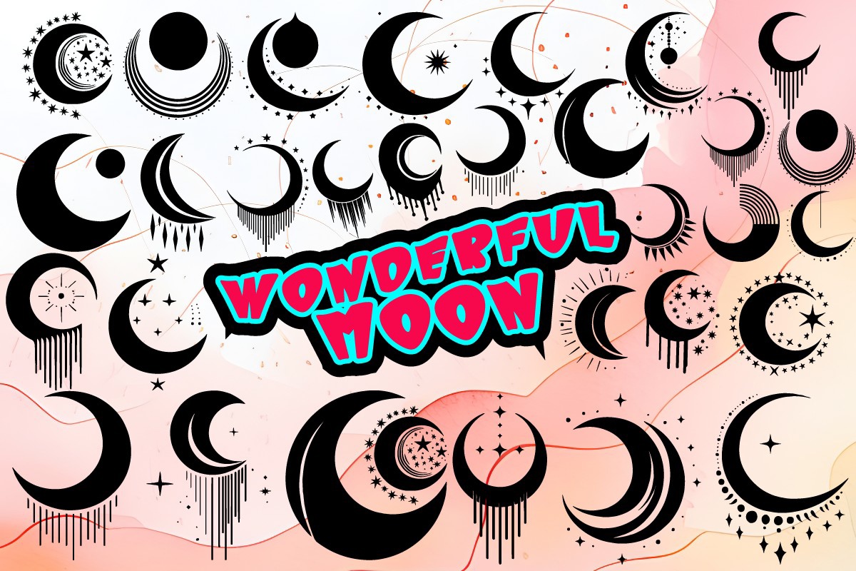 Font Wonderful Moon