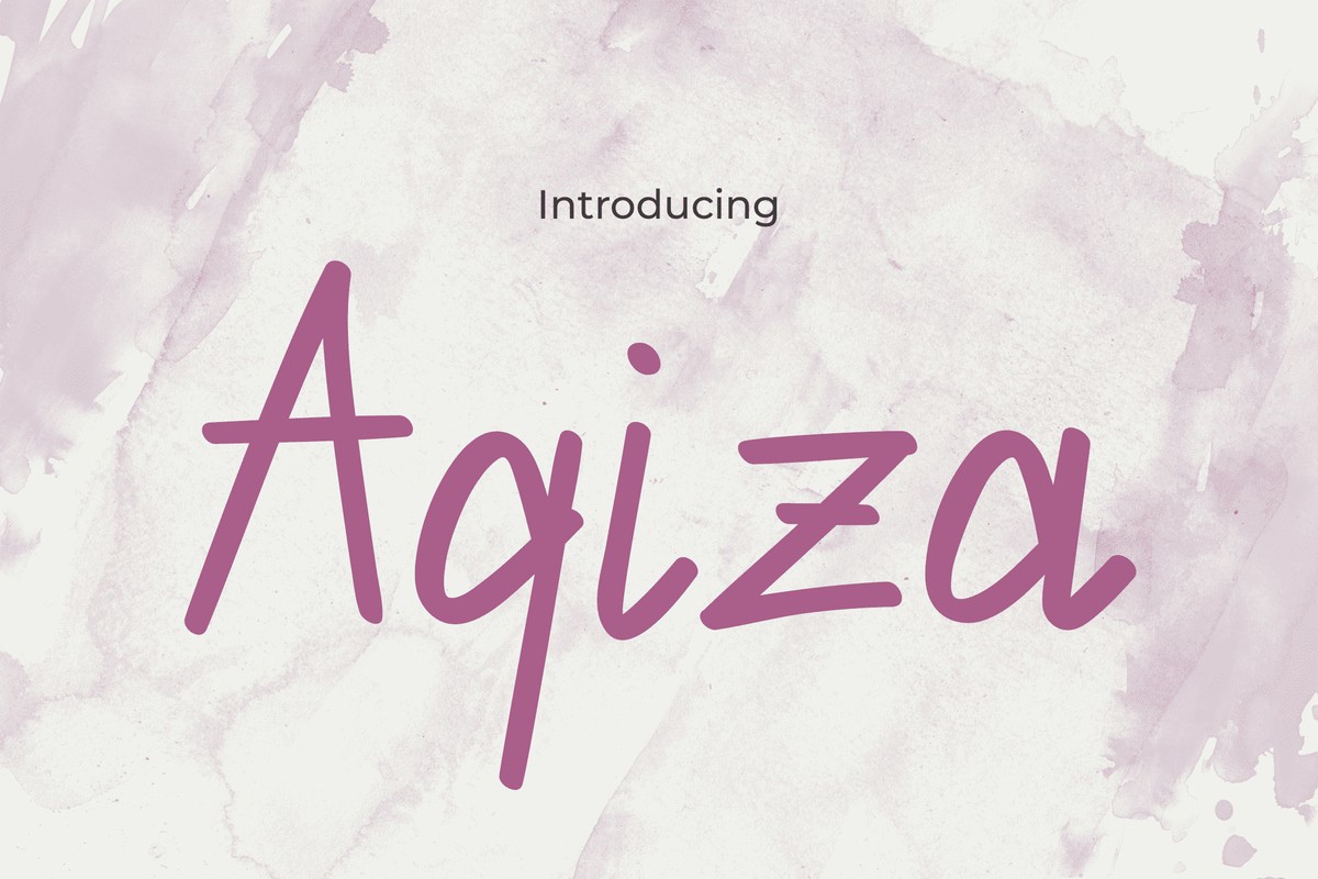 Font Aqiza