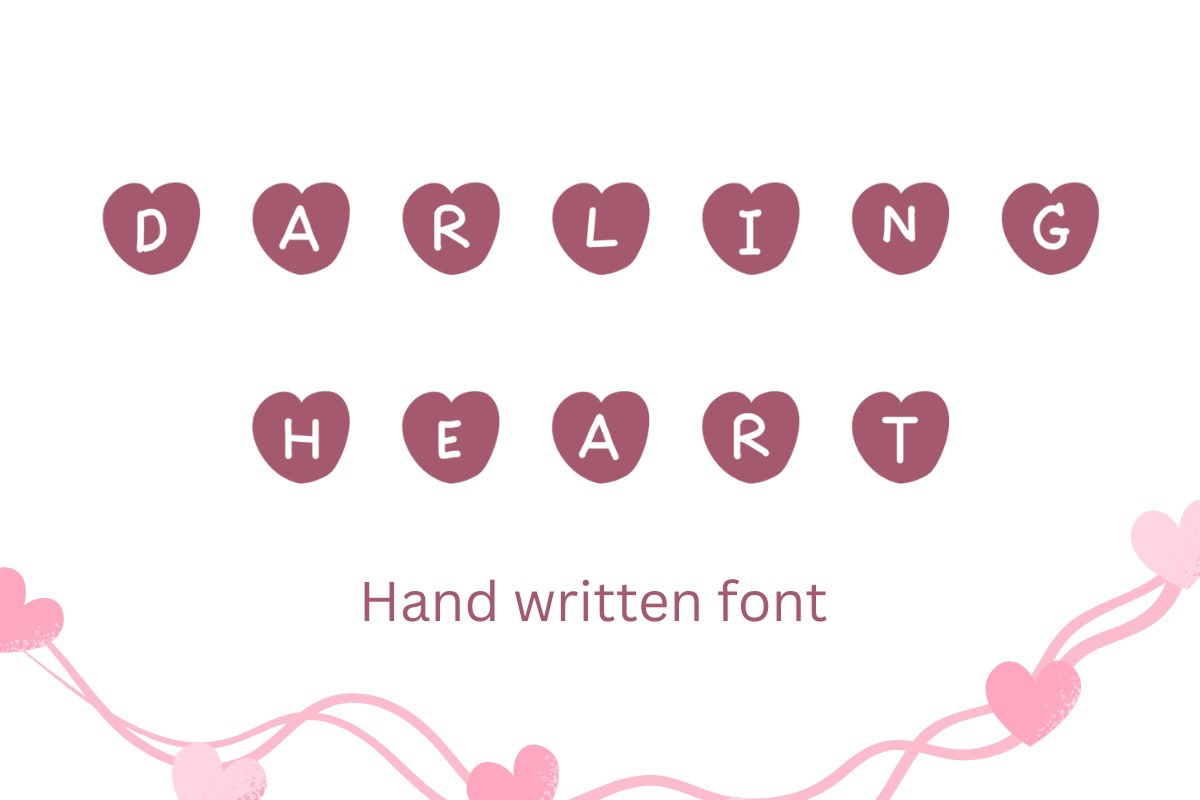 Font Darling Heart