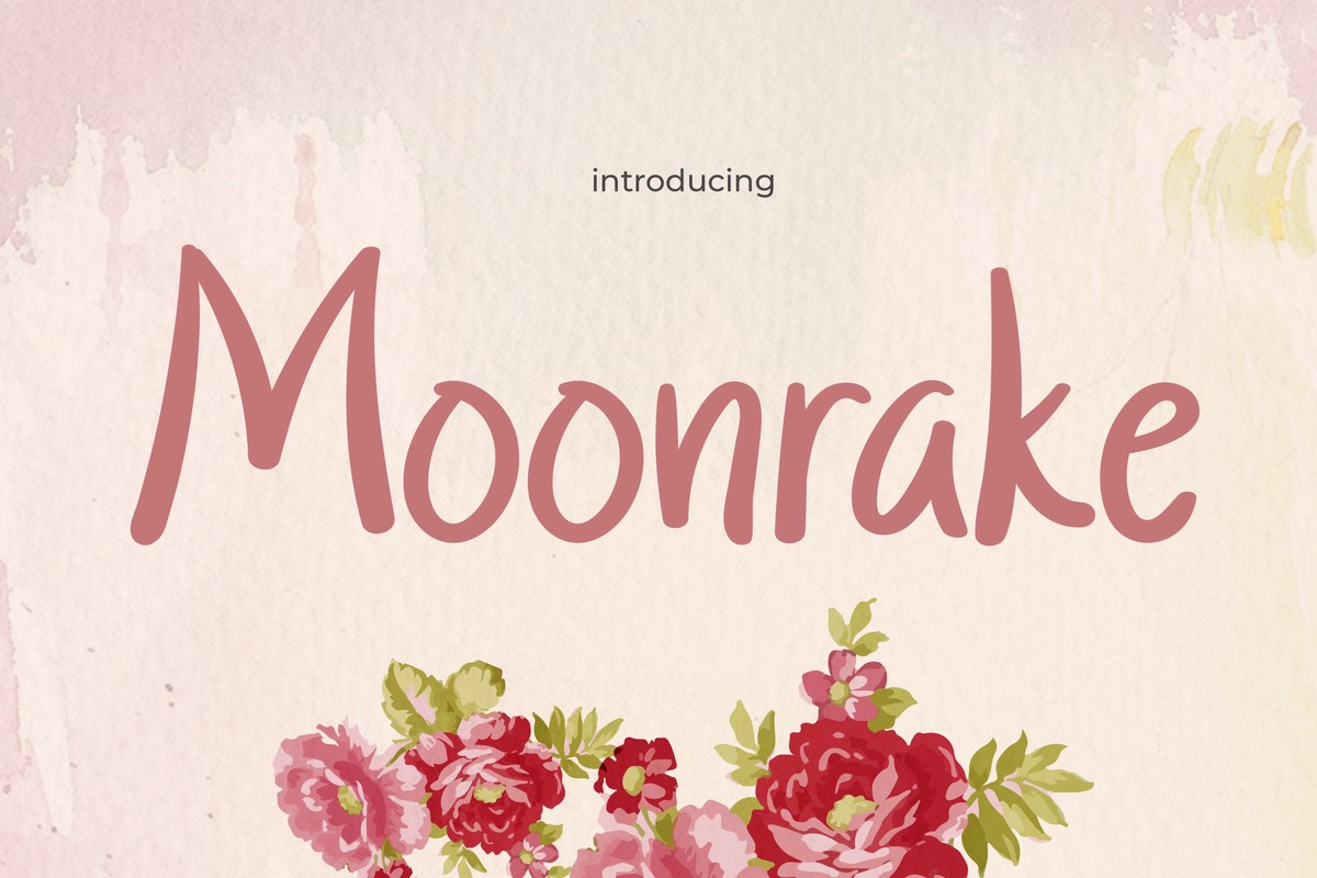 Font Moonrake