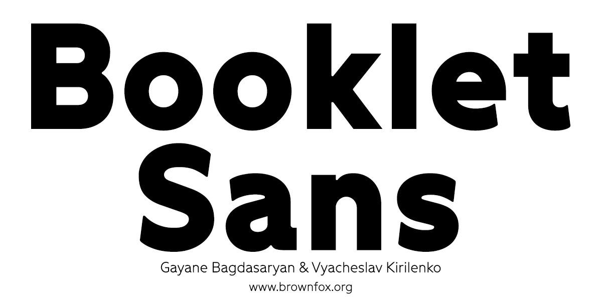 Font Booklet Sans: download and install on the WEB site