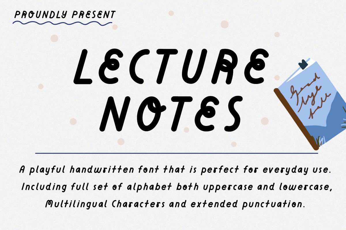 Font Lecture Note