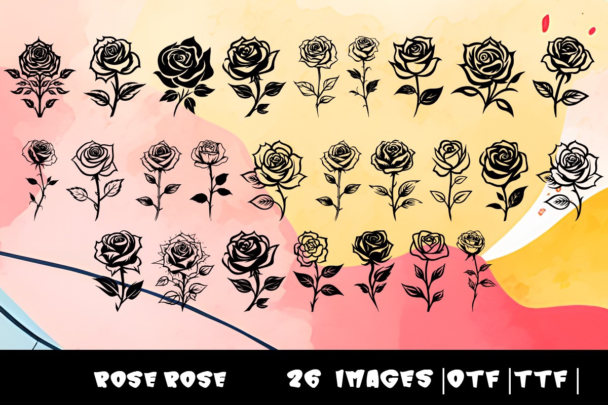 Font Rose Rose