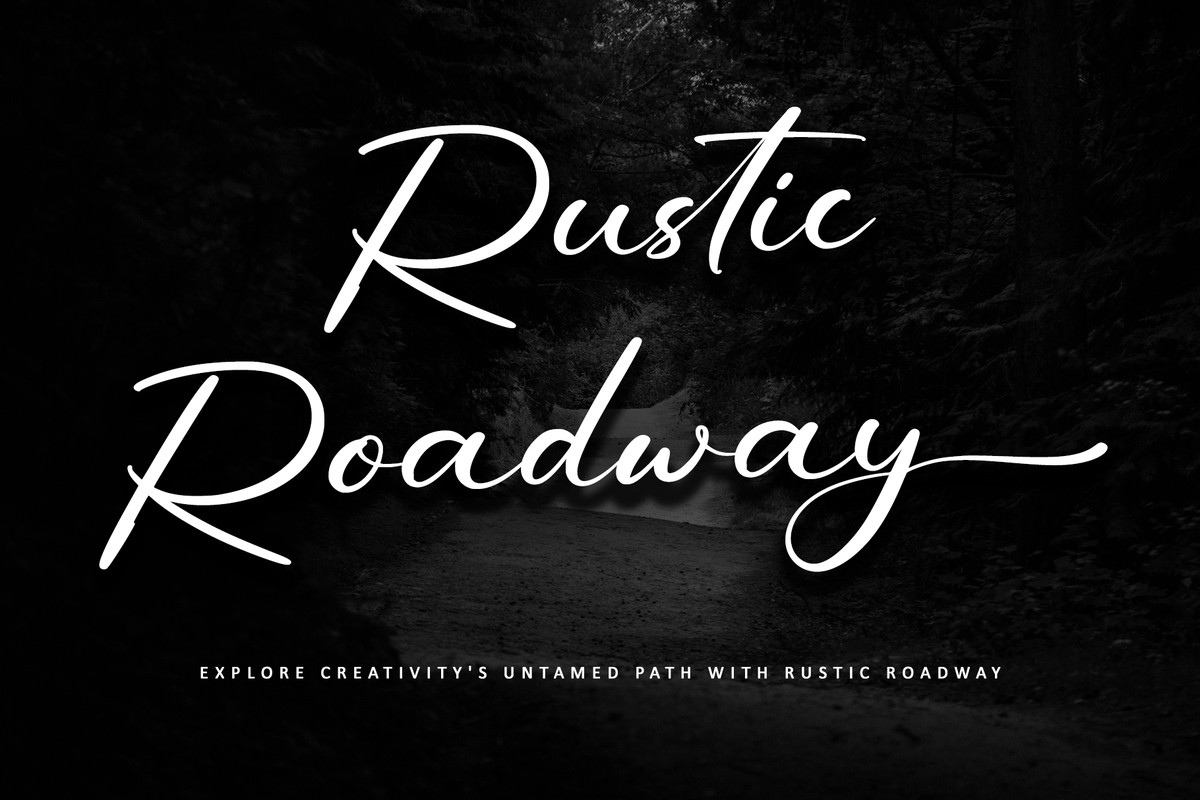 Font Rustic Roadway