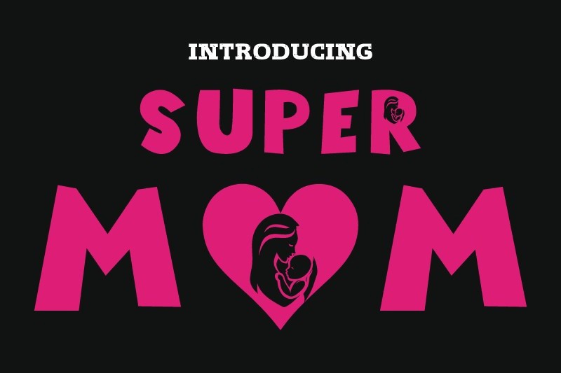 Font Super Mom