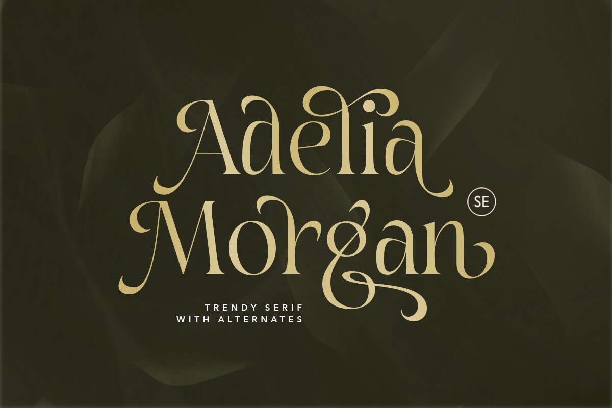 Font Adelia Morgan