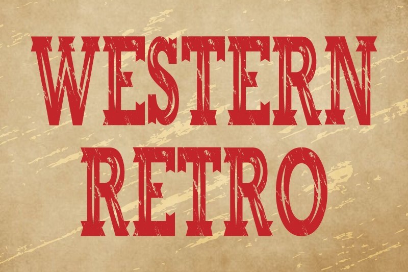 Font Western Retro