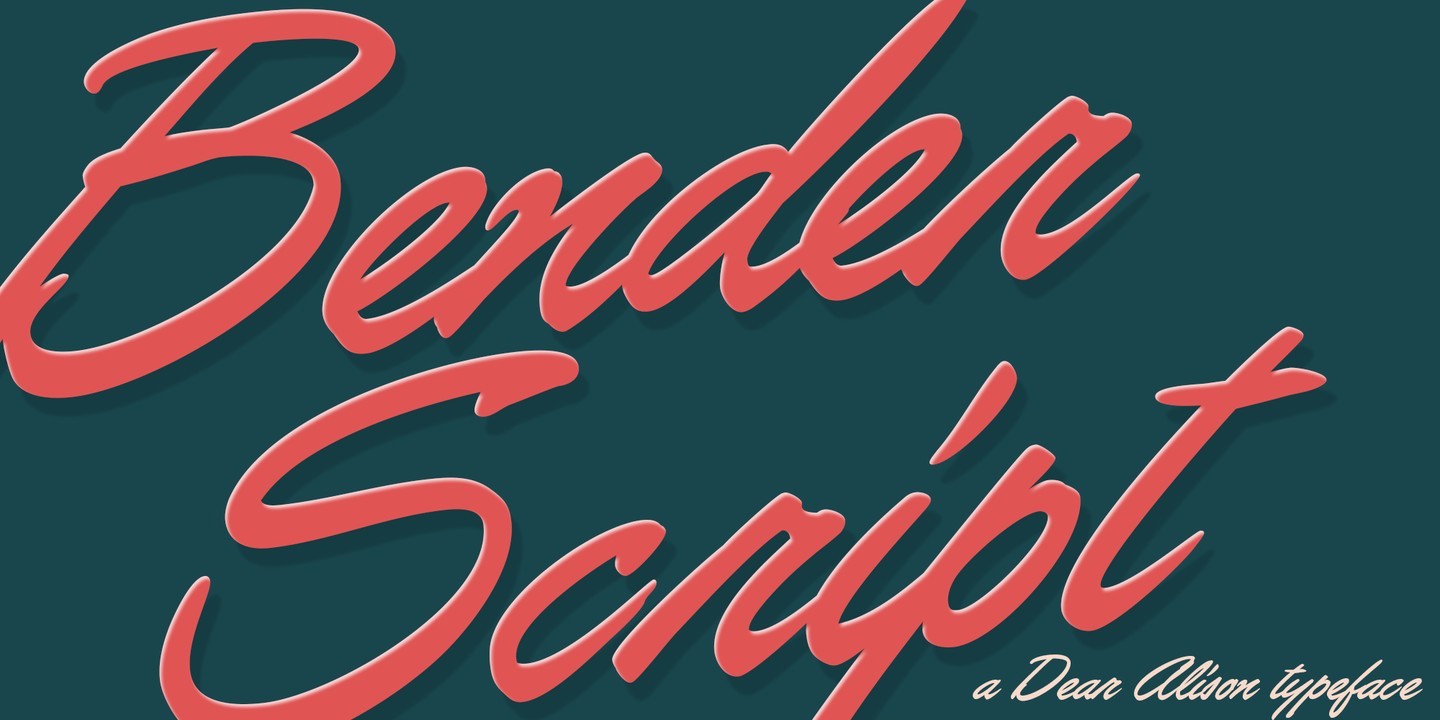 Font Bender Script