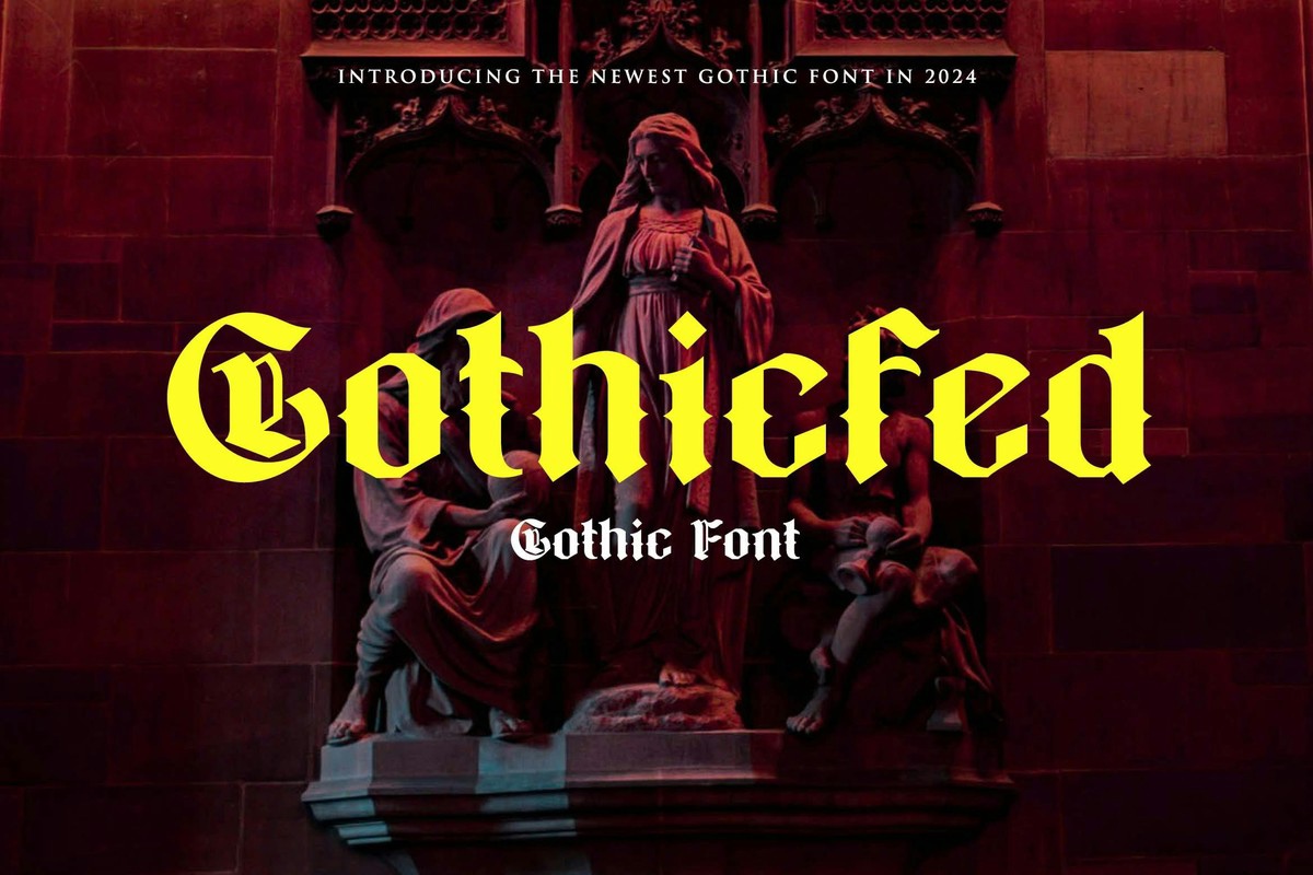 Font Gothicfed