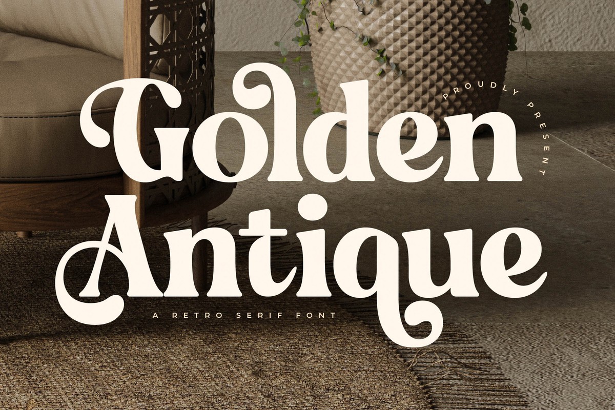 Font Golden Antique