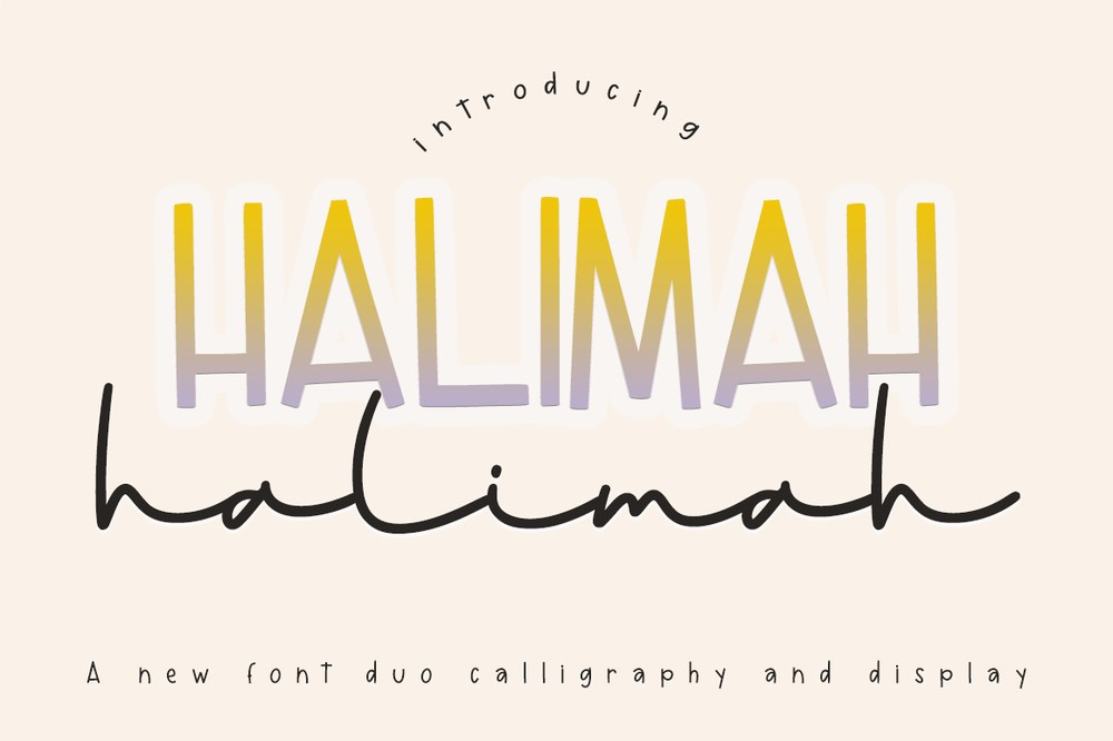 Font Halimah