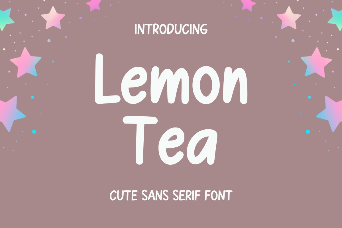 Font Lemon Tea