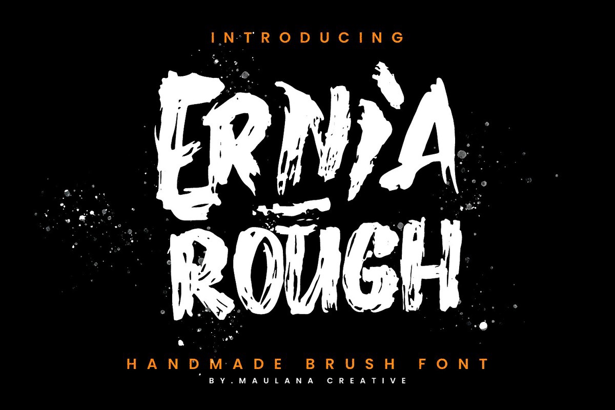 Font Ernia Rough