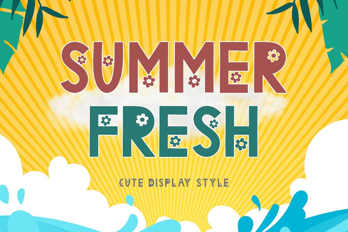 Font Summer Fresh