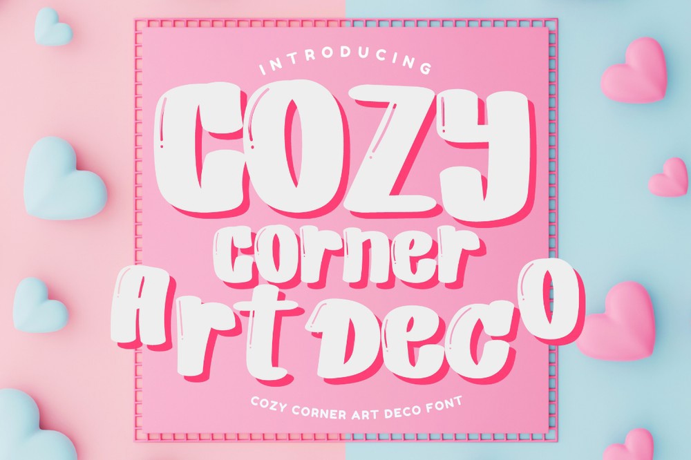 Font Cozy Corner Art Deco