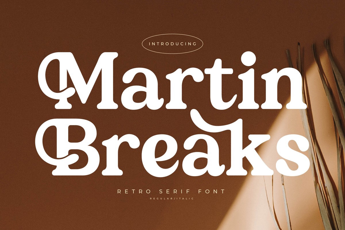 Font Martin Breaks