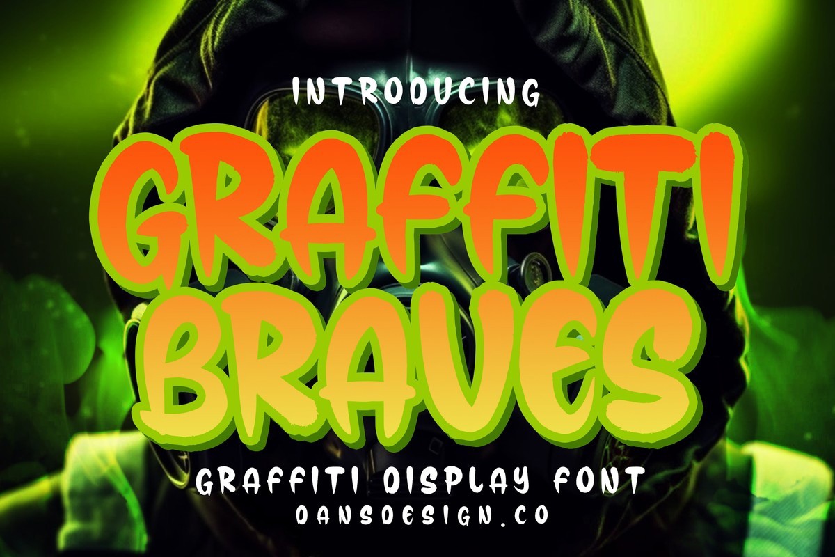 Font Graffiti Braves