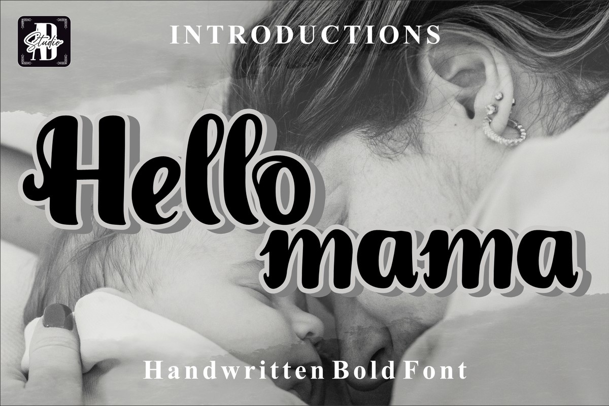 Font Hello Mama