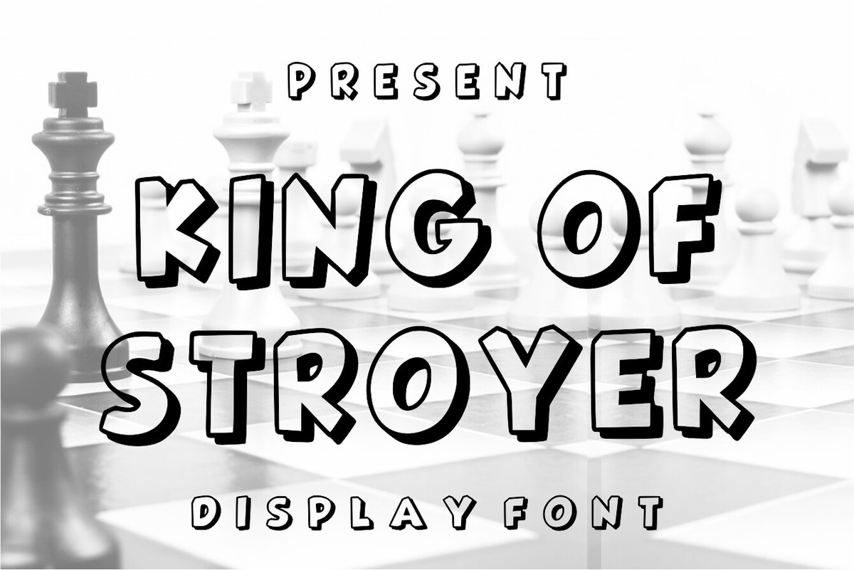 Font King of Stroyer