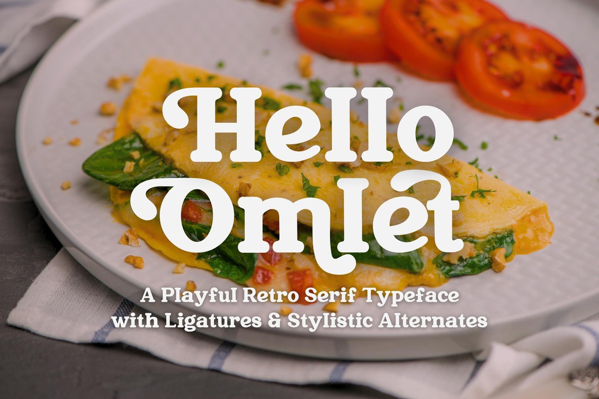 Font Hello Omle