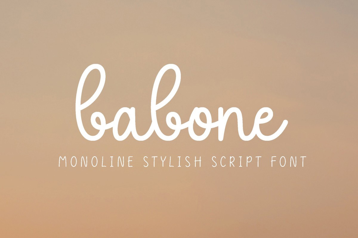 Font Babone