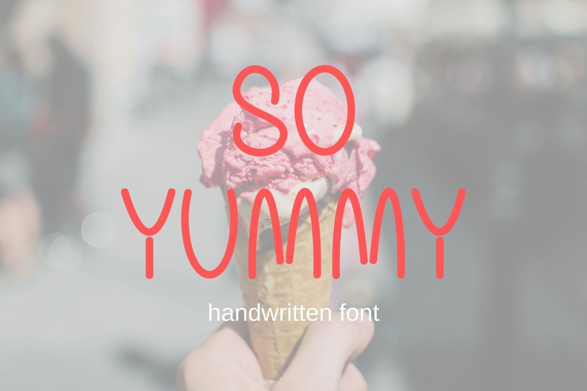 Font So Yummy